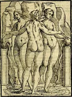 An illustration from Natalis Comitis Mythologiae, sive, Explicationis fabularum libri decem : in quibus omnia prope naturalis et moralis philosophiae dogmata in veterum fabulis contenta fuisse perspicuè demonstratur ... : accessit G. Linocerii Musarum mytholgia, & anonymi obseuationum in totam de dijs gentium narrationem libellus : adiectæ sunt ... editioni elegantissimæ deorum imagines, & eruditissimæ M. Antonij Tritonij Vtinensis .. (1637)