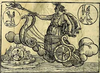 An illustration from Natalis Comitis Mythologiae, sive, Explicationis fabularum libri decem : in quibus omnia prope naturalis et moralis philosophiae dogmata in veterum fabulis contenta fuisse perspicuè demonstratur ... : accessit G. Linocerii Musarum mytholgia, & anonymi obseuationum in totam de dijs gentium narrationem libellus : adiectæ sunt ... editioni elegantissimæ deorum imagines, & eruditissimæ M. Antonij Tritonij Vtinensis .. (1637)