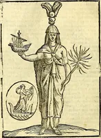 An illustration from Natalis Comitis Mythologiae, sive, Explicationis fabularum libri decem : in quibus omnia prope naturalis et moralis philosophiae dogmata in veterum fabulis contenta fuisse perspicuè demonstratur ... : accessit G. Linocerii Musarum mytholgia, & anonymi obseuationum in totam de dijs gentium narrationem libellus : adiectæ sunt ... editioni elegantissimæ deorum imagines, & eruditissimæ M. Antonij Tritonij Vtinensis .. (1637)