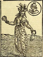 Picture 112 of 127 from Natalis Comitis Mythologiae, sive, Explicationis fabularum libri decem : in quibus omnia prope naturalis et moralis philosophiae dogmata in veterum fabulis contenta fuisse perspicuè demonstratur ... : accessit G. Linocerii Musarum mytholgia, & anonymi obseuationum in totam de dijs gentium narrationem libellus : adiectæ sunt ... editioni elegantissimæ deorum imagines, & eruditissimæ M. Antonij Tritonij Vtinensis .. (1637), leaf 516