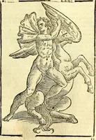An illustration from Natalis Comitis Mythologiae, sive, Explicationis fabularum libri decem : in quibus omnia prope naturalis et moralis philosophiae dogmata in veterum fabulis contenta fuisse perspicuè demonstratur ... : accessit G. Linocerii Musarum mytholgia, & anonymi obseuationum in totam de dijs gentium narrationem libellus : adiectæ sunt ... editioni elegantissimæ deorum imagines, & eruditissimæ M. Antonij Tritonij Vtinensis .. (1637)