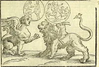 An illustration from Natalis Comitis Mythologiae, sive, Explicationis fabularum libri decem : in quibus omnia prope naturalis et moralis philosophiae dogmata in veterum fabulis contenta fuisse perspicuè demonstratur ... : accessit G. Linocerii Musarum mytholgia, & anonymi obseuationum in totam de dijs gentium narrationem libellus : adiectæ sunt ... editioni elegantissimæ deorum imagines, & eruditissimæ M. Antonij Tritonij Vtinensis .. (1637)