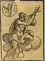 An illustration from Natalis Comitis Mythologiae, sive, Explicationis fabularum libri decem : in quibus omnia prope naturalis et moralis philosophiae dogmata in veterum fabulis contenta fuisse perspicuè demonstratur ... : accessit G. Linocerii Musarum mytholgia, & anonymi obseuationum in totam de dijs gentium narrationem libellus : adiectæ sunt ... editioni elegantissimæ deorum imagines, & eruditissimæ M. Antonij Tritonij Vtinensis .. (1637)