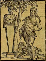 An illustration from Natalis Comitis Mythologiae, sive, Explicationis fabularum libri decem : in quibus omnia prope naturalis et moralis philosophiae dogmata in veterum fabulis contenta fuisse perspicuè demonstratur ... : accessit G. Linocerii Musarum mytholgia, & anonymi obseuationum in totam de dijs gentium narrationem libellus : adiectæ sunt ... editioni elegantissimæ deorum imagines, & eruditissimæ M. Antonij Tritonij Vtinensis .. (1637)