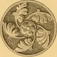 An illustration from Natural wood ornaments : for furniture manufacturers, architects, builders, interior decorators, stair builders, car builders, organ manufacturers, steamboat builders, etc., etc. (1883)