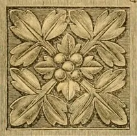 An illustration from Natural wood ornaments : for furniture manufacturers, architects, builders, interior decorators, stair builders, car builders, organ manufacturers, steamboat builders, etc., etc. (1883)