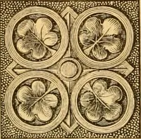 An illustration from Natural wood ornaments : for furniture manufacturers, architects, builders, interior decorators, stair builders, car builders, organ manufacturers, steamboat builders, etc., etc. (1883)