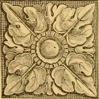 An illustration from Natural wood ornaments : for furniture manufacturers, architects, builders, interior decorators, stair builders, car builders, organ manufacturers, steamboat builders, etc., etc. (1883)
