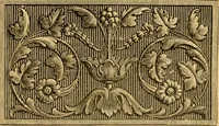 An illustration from Natural wood ornaments : for furniture manufacturers, architects, builders, interior decorators, stair builders, car builders, organ manufacturers, steamboat builders, etc., etc. (1883)