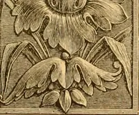 An illustration from Natural wood ornaments : for furniture manufacturers, architects, builders, interior decorators, stair builders, car builders, organ manufacturers, steamboat builders, etc., etc. (1883)