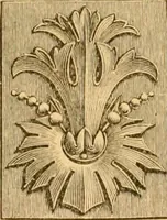 An illustration from Natural wood ornaments : for furniture manufacturers, architects, builders, interior decorators, stair builders, car builders, organ manufacturers, steamboat builders, etc., etc. (1883)