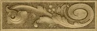 An illustration from Natural wood ornaments : for furniture manufacturers, architects, builders, interior decorators, stair builders, car builders, organ manufacturers, steamboat builders, etc., etc. (1883)