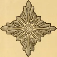 An illustration from Natural wood ornaments : for furniture manufacturers, architects, builders, interior decorators, stair builders, car builders, organ manufacturers, steamboat builders, etc., etc. (1883)