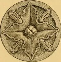 An illustration from Natural wood ornaments : for furniture manufacturers, architects, builders, interior decorators, stair builders, car builders, organ manufacturers, steamboat builders, etc., etc. (1883)