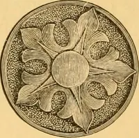 An illustration from Natural wood ornaments : for furniture manufacturers, architects, builders, interior decorators, stair builders, car builders, organ manufacturers, steamboat builders, etc., etc. (1883)