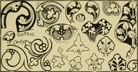 Picture 33 of 307 from Nature in ornament; an enquiry into the natural element in ornamental design & a survey of the ornamental treatment of natural forms (1902), leaf 108