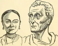 An illustration from Nature's revelations of character; or, physiognomy illustrated. A description of the mental, moral and volitive dispositions of mankind, as manifested in the human form and countenance (1879)
