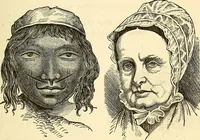 An illustration from Nature's revelations of character; or, physiognomy illustrated. A description of the mental, moral and volitive dispositions of mankind, as manifested in the human form and countenance (1879)