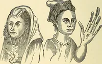 An illustration from Nature's revelations of character; or, physiognomy illustrated. A description of the mental, moral and volitive dispositions of mankind, as manifested in the human form and countenance (1879)