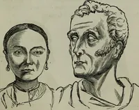 An illustration from Nature's revelations of character, or, Physiognomy illustrated : a description of the mental, moral and volitive dispositions of mankind, as manifested in the human form and countenance (1887)
