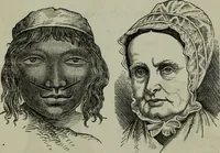An illustration from Nature's revelations of character, or, Physiognomy illustrated : a description of the mental, moral and volitive dispositions of mankind, as manifested in the human form and countenance (1887)