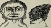 An illustration from Nature's revelations of character, or, Physiognomy illustrated : a description of the mental, moral and volitive dispositions of mankind, as manifested in the human form and countenance (1887)
