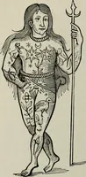 An illustration from Nature's revelations of character, or, Physiognomy illustrated : a description of the mental, moral and volitive dispositions of mankind, as manifested in the human form and countenance (1887)