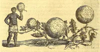 Picture 21 of 40 from Natuurlyke en zedelyke historie van d'eylanden de Voor-Eylanden van Amerika. : Verrijkt met vele schoone platen, die uytheelden d'aller-aanmerkelijkste seldsaamheden die'er in beschreven zijn. : Met eenen Caraïbaanschen Woorden-schat. (1662), leaf 148
