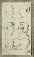 An illustration from Natuurlyk en schilderkonstig ontwerp der menschkunde : leerende niet alleen de kennis van de gestalte, proportie, schoonheyd, muskelen, bewegingen, actien, passien, en welstand der menschbeelden : tot de teykenkunde, schilderkunde, beeldhouwery, bootseer en giet-oeffening toepassen : maar ook hoe sich een mensch na deselve regelen, in allerhande doeningh van gaan, staan, loopen, torssen, dragen, arbeyden, spreken en andere gebeerden : bevallig en verstandilijk aastellen zal (1683)