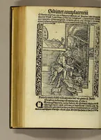 An illustration from Nauicula siue speculu[m] fatuor[um] ... Joannis Geyler Keysersbergii ... in sermones iuxta turmarum seriem diuisa ... a Jacobo Othero diligenter collecta. Compendiosa vite eiusdem descriptio, per Beatum Rhenanum Selestatinum. . (1511)