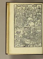 An illustration from Nauicula siue speculu[m] fatuor[um] ... Joannis Geyler Keysersbergii ... in sermones iuxta turmarum seriem diuisa ... a Jacobo Othero diligenter collecta. Compendiosa vite eiusdem descriptio, per Beatum Rhenanum Selestatinum. . (1511)