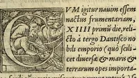 An illustration from Nauigationis maris arctoi, id est, Balthici, & sinus codani, descriptio. (1550)