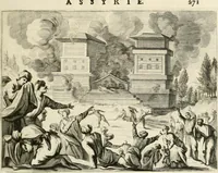 Picture 26 of 50 from Naukeurige beschryving van Asie; behelsende de gewesten van Mesopotamie, Babylonie, Assyrie, Anatolie, of Klein Asie, beneffens eene volkome beschrijving van gansch Gelukkigh, Woest, en Petreesch of Steenigh Arabie.. (1680), leaf 294
