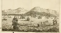 An illustration from Naukeurige beschryving van Asie; behelsende de gewesten van Mesopotamie, Babylonie, Assyrie, Anatolie, of Klein Asie, beneffens eene volkome beschrijving van gansch Gelukkigh, Woest, en Petreesch of Steenigh Arabie.. (1680)