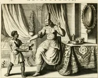 Picture 7 of 50 from Naukeurige beschryving van Asie; behelsende de gewesten van Mesopotamie, Babylonie, Assyrie, Anatolie, of Klein Asie, beneffens eene volkome beschrijving van gansch Gelukkigh, Woest, en Petreesch of Steenigh Arabie.. (1680), leaf 91
