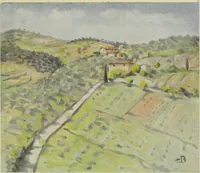 An illustration from Neben meiner Kunst : Flugstudien, Briefe und Persönliches (1909)