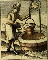 An illustration from Nebulo nebulonum, hoc est, Locoseria modernae nequitiae censura : qua hominum sceleratorum fraudes, doli ac versutiae aeri aëriq[ue] exponuntur pùblice (1620)