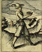 An illustration from Nebulo nebulonum, hoc est, Locoseria modernae nequitiae censura : qua hominum sceleratorum fraudes, doli ac versutiae aeri aëriq[ue] exponuntur pùblice (1620)