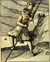 An illustration from Nebulo nebulonum, hoc est, Locoseria modernae nequitiae censura : qua hominum sceleratorum fraudes, doli ac versutiae aeri aëriq[ue] exponuntur pùblice (1620)