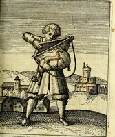 An illustration from Nebulo nebulonum, hoc est, Locoseria modernae nequitiae censura : qua hominum sceleratorum fraudes, doli ac versutiae aeri aëriq[ue] exponuntur pùblice (1620)