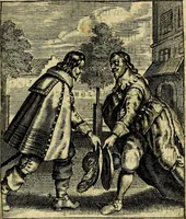 An illustration from Nebulo nebulonum; hoc est, Loco-seria vernaculae nequitiae censura (1636)