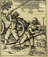 An illustration from Nebulo nebulonum; hoc est, Loco-seria vernaculae nequitiae censura (1636)