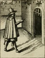 An illustration from Nebulo nebulonum, hoc est, Iocoseria modernae nequitiae censura : qua hominum sceleratorum fraudes, doli ac versutiae aeri aëriq[ue] exponuntur pùblice (1620)