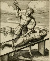 An illustration from Nebulo nebulonum, hoc est, Iocoseria modernae nequitiae censura : qua hominum sceleratorum fraudes, doli ac versutiae aeri aëriq[ue] exponuntur pùblice (1620)