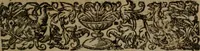 An illustration from Nebulo nebulonum, hoc est, Jocoseria nequitiae censura : qua hominum scelestorum doli, fraudes, fallaciae, & mores versuti vivis coloribus depinguntur, aeriq[ue] incisi publico aspectui exponuntur (1663)