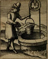 An illustration from Nebulo nebulonum, hoc est, Jocoseria nequitiae censura : qua hominum scelestorum doli, fraudes, fallaciae, & mores versuti vivis coloribus depinguntur, aeriq[ue] incisi publico aspectui exponuntur (1663)