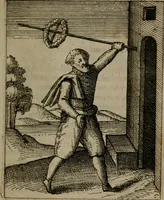 An illustration from Nebulo nebulonum, hoc est, Jocoseria nequitiae censura : qua hominum scelestorum doli, fraudes, fallaciae, & mores versuti vivis coloribus depinguntur, aeriq[ue] incisi publico aspectui exponuntur (1663)