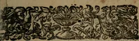 An illustration from Nebulo nebulonum, hoc est, Jocoseria nequitiae censura : qua hominum scelestorum doli, fraudes, fallaciae, & mores versuti vivis coloribus depinguntur, aeriq[ue] incisi publico aspectui exponuntur (1663)