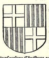 Picture 42 of 71 from Nederlandtsche herault, of, Adelik toneel zijnde een historische beschrijvinge, van allerley trappen van adeldom : alsmede van alderhande wapen-schilden, in koninckrijcken, gemeene-besten, steden en volkeren, van oude tijden af, tot dese eeuw toe in gebruyk geweest zijnde (1672), leaf 194