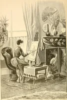 An illustration from Needle and brush: (1889)